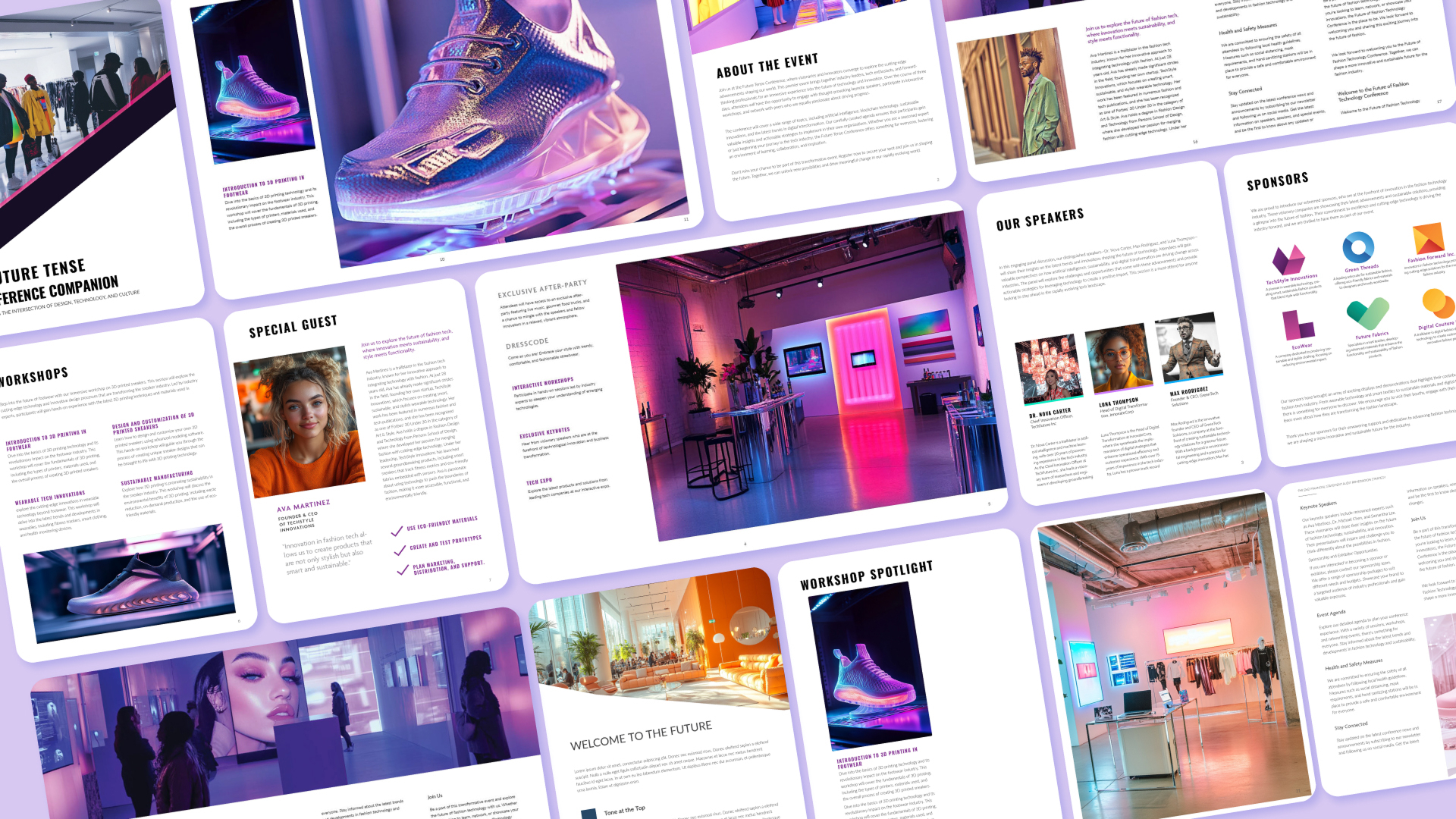 Project Illustration of Full-page spread from a industry guidebook design